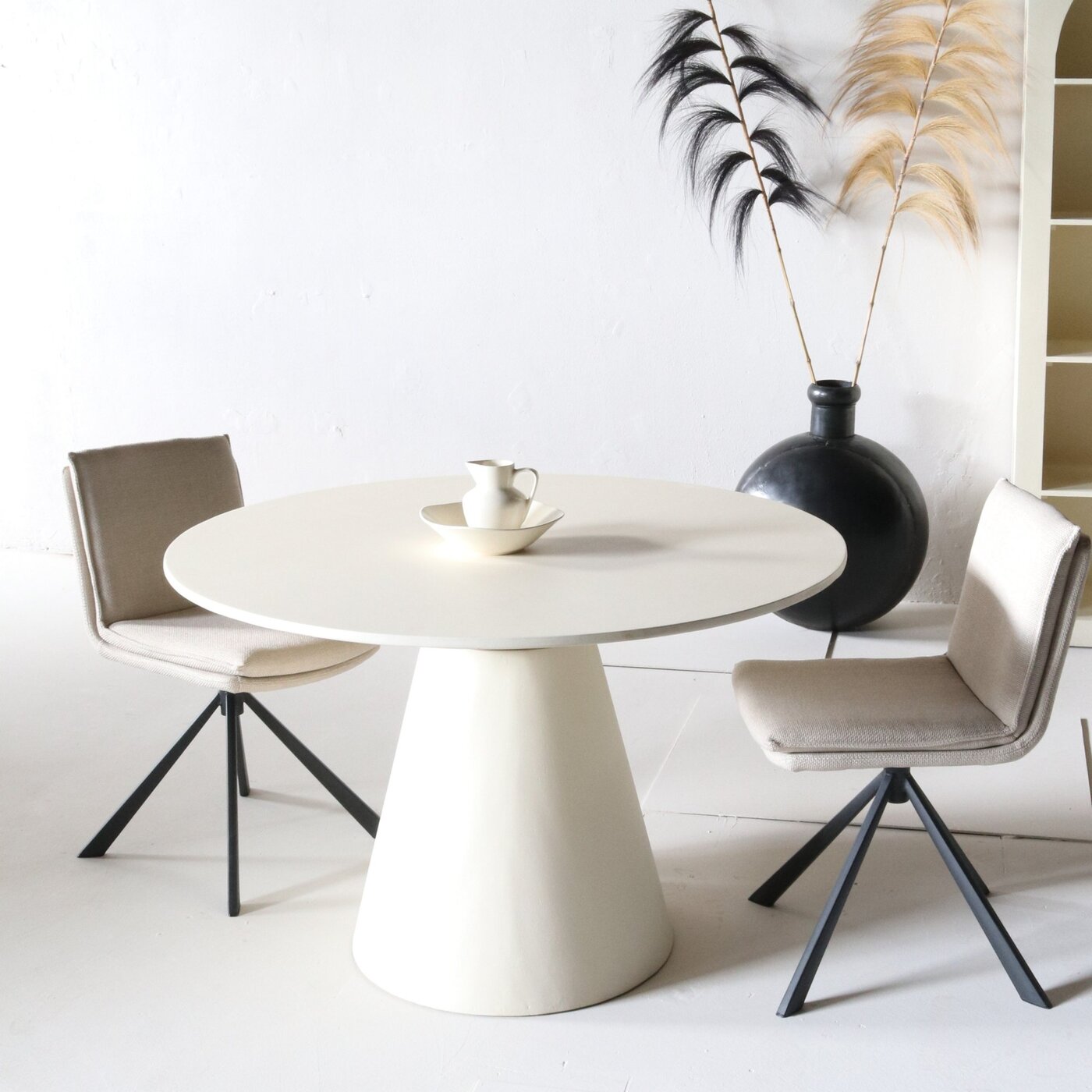 Eettafel Sep Beige 120cm - Giga Meubel