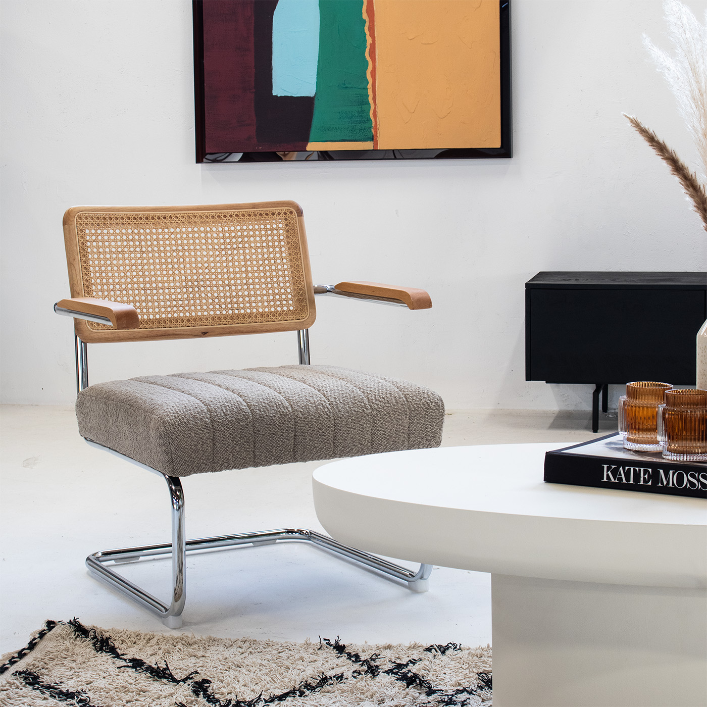 Fauteuill Jorian Taupe - Giga Meubel