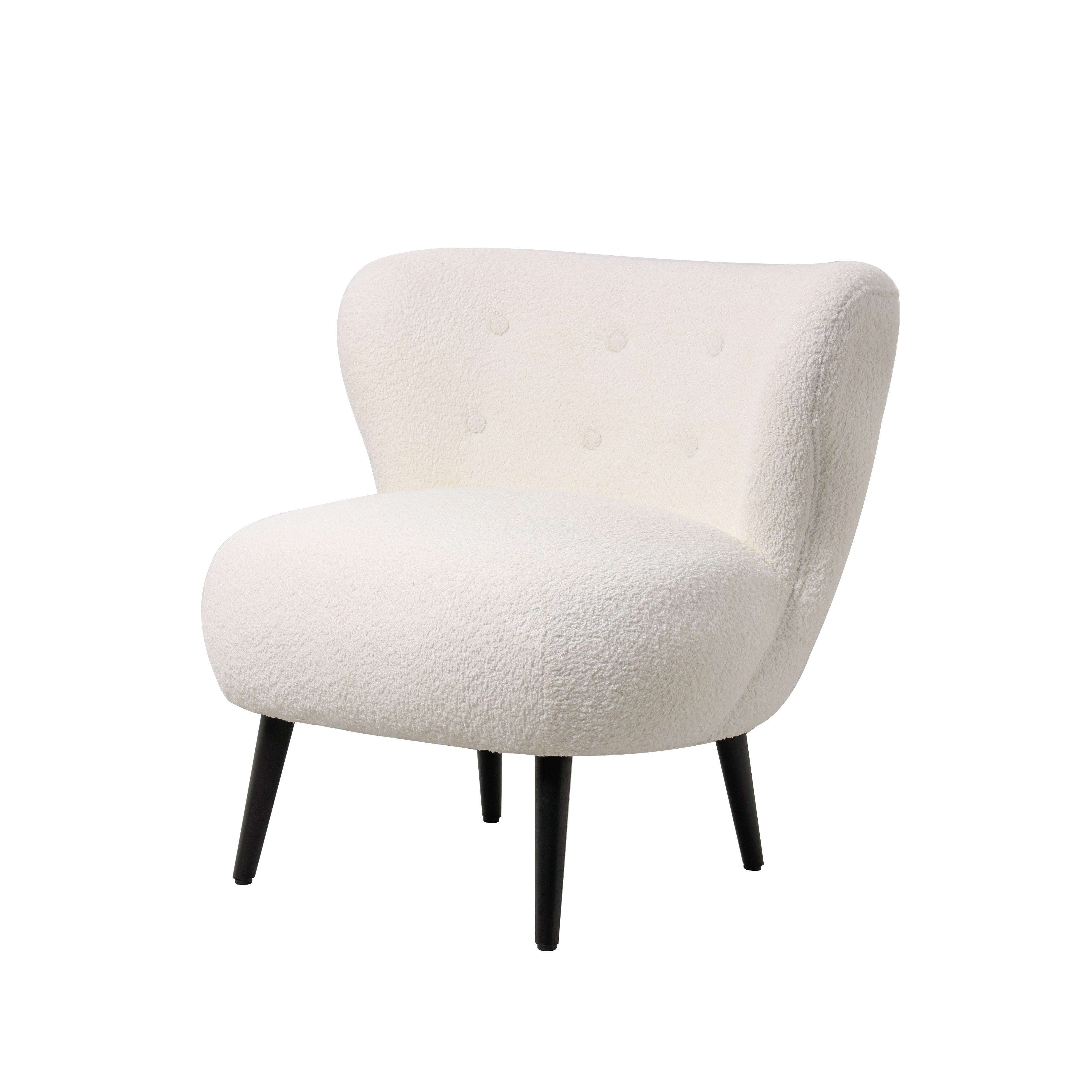 Fauteuil Pieter Bouclé Beige - Giga Meubel
