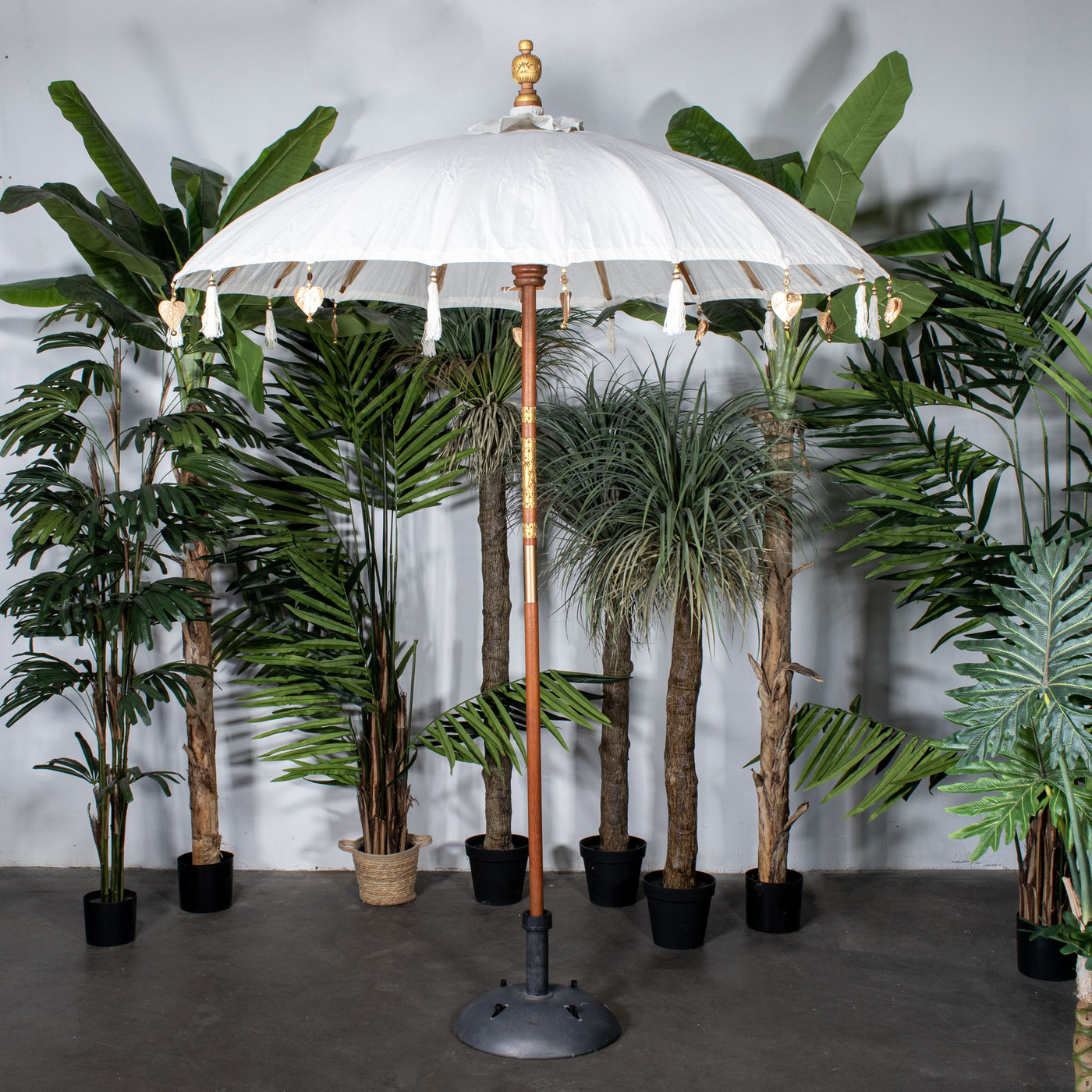 Parasol Bali Wit Ø185 cm