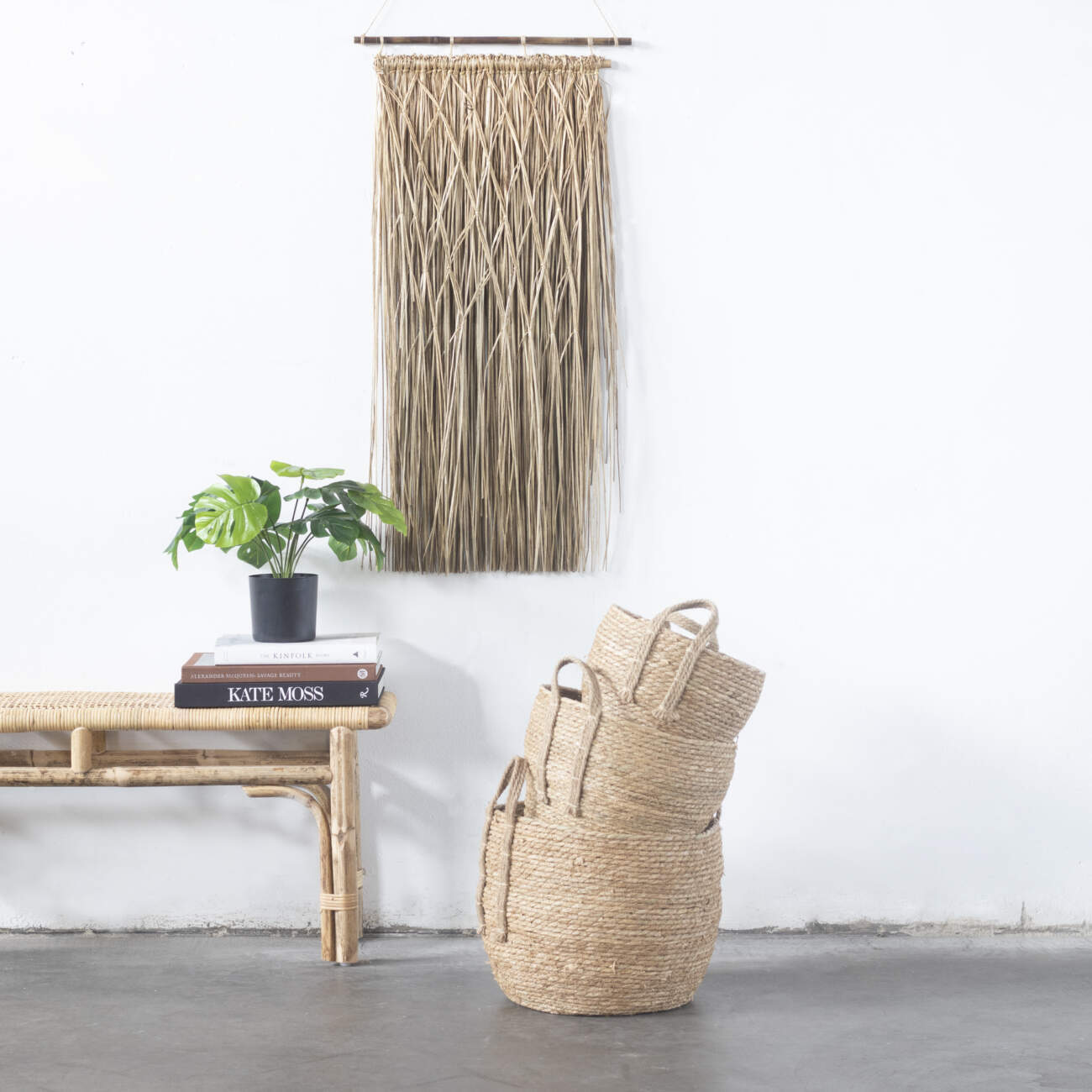Mand Rond Taps Naturel Klein