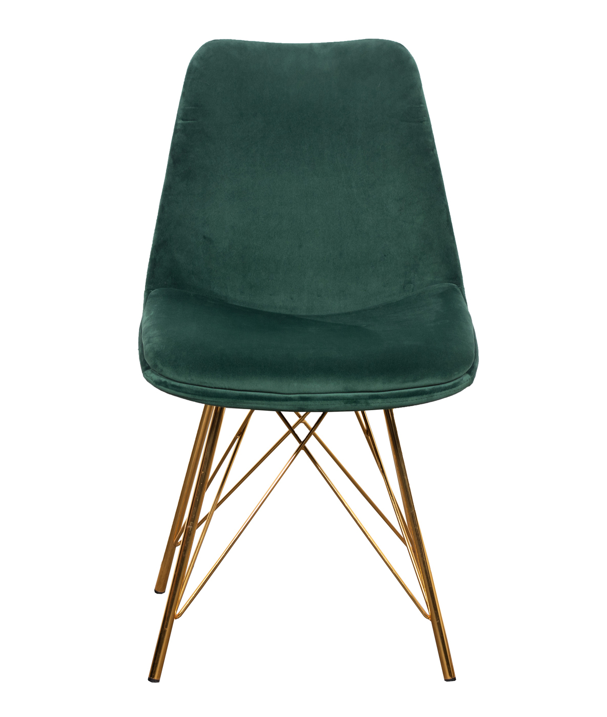 Stoel Ivy Luxe Velvet Donkergroen (set van 2) - Giga Meubel