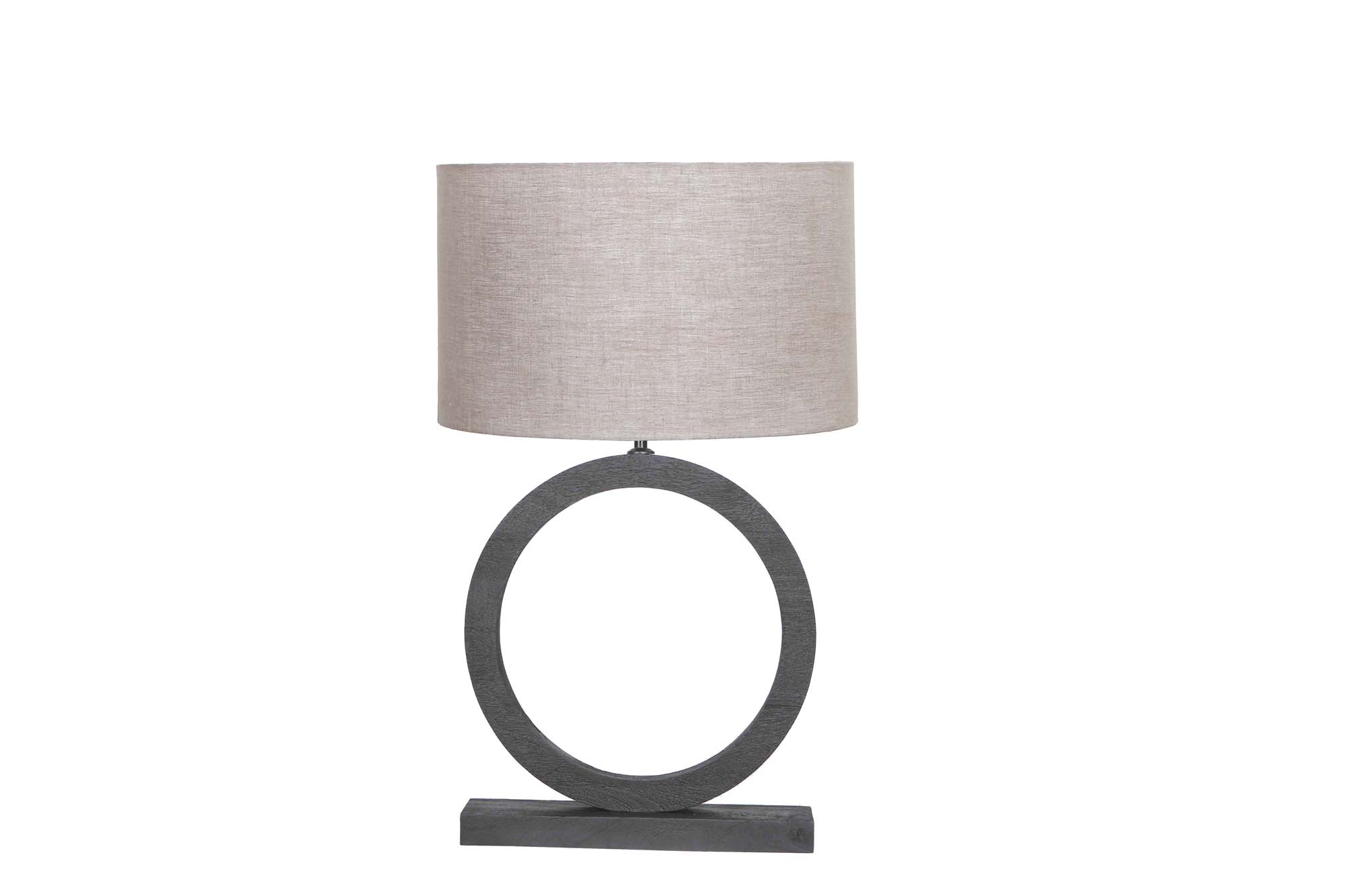 Tafellamp Nils Zwart 40cm - Giga Meubel