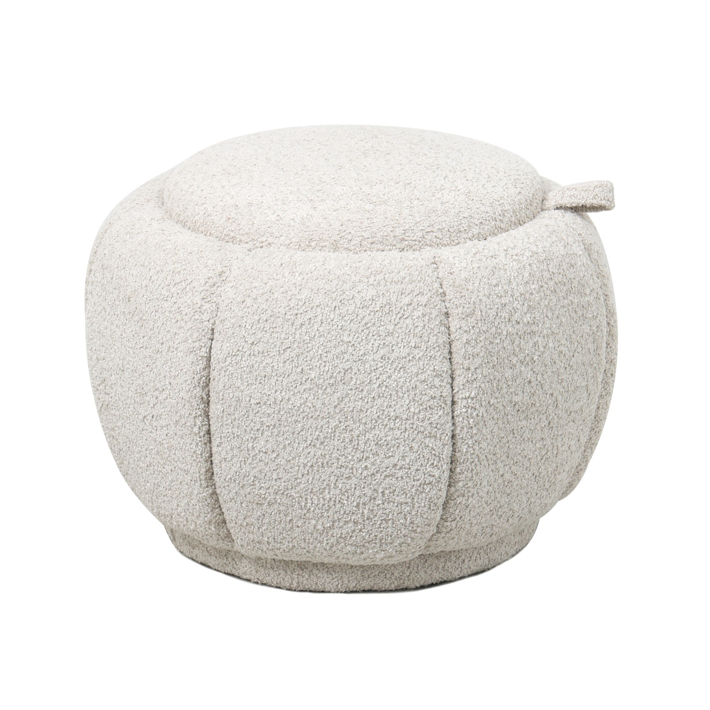 Poef Timo Beige met Opbergruimte - Giga Meubel