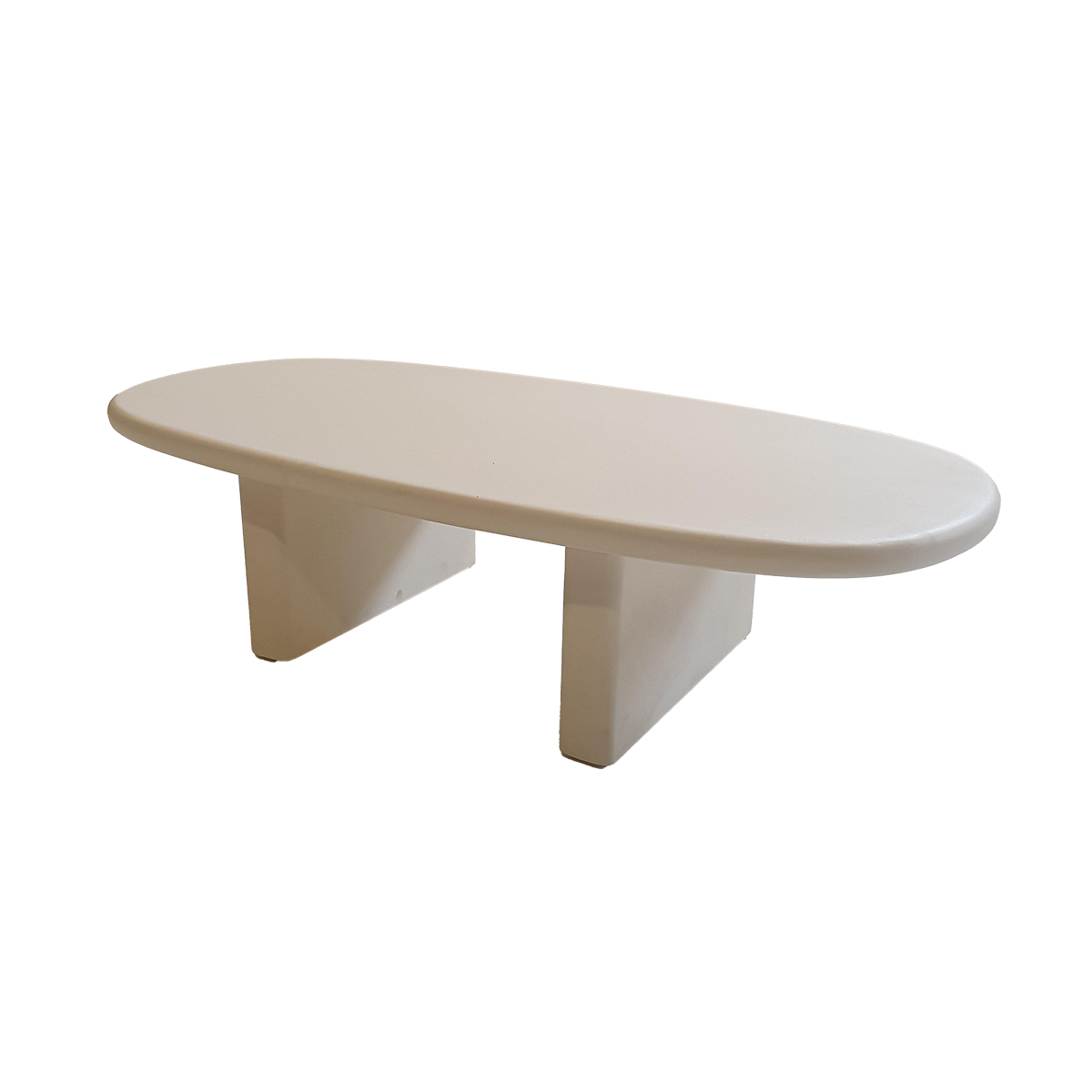 Salontafel Gin Betonlook Ovaal 130cm - Giga Meubel