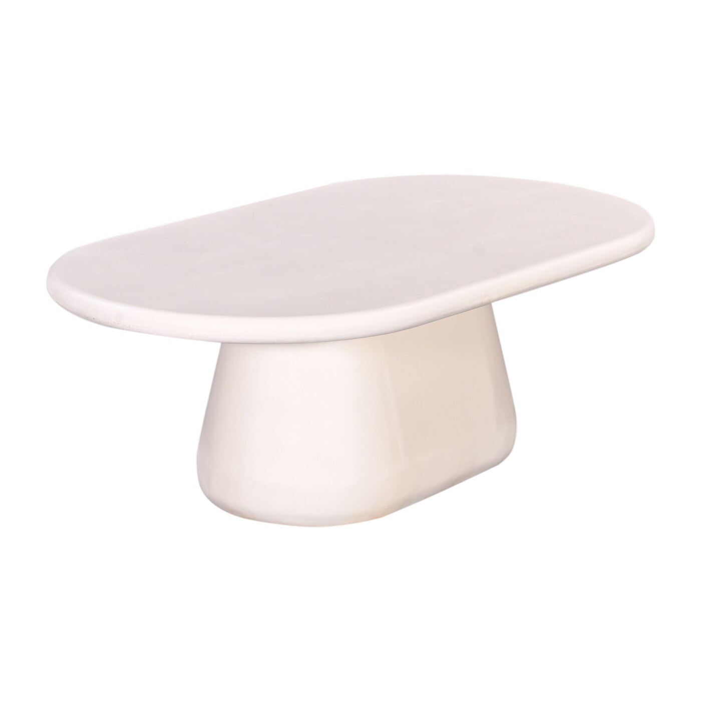 Salontafel Romy Ovaal Wit 120cm - Giga Meubel