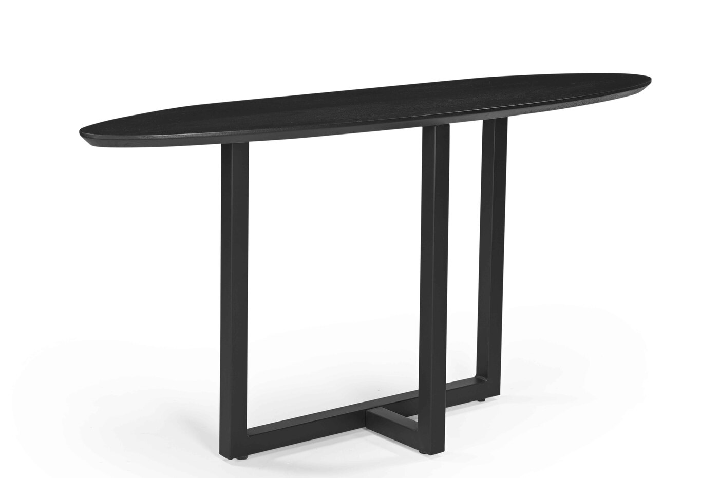 Sidetable Roel Zwart Ovaal 140cm - Giga Meubel