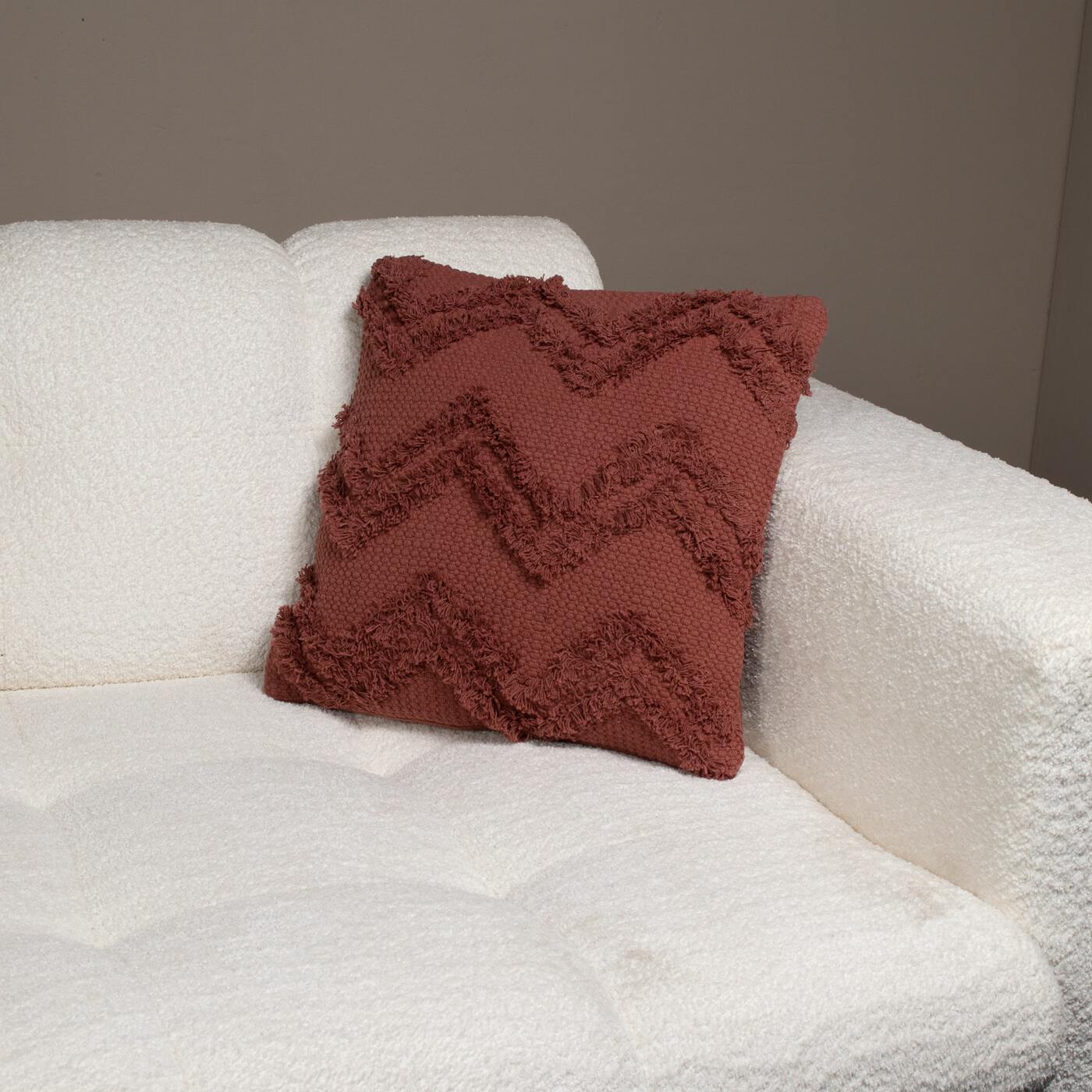 Kussen Bordeaux Rood 45cm - Giga Meubel