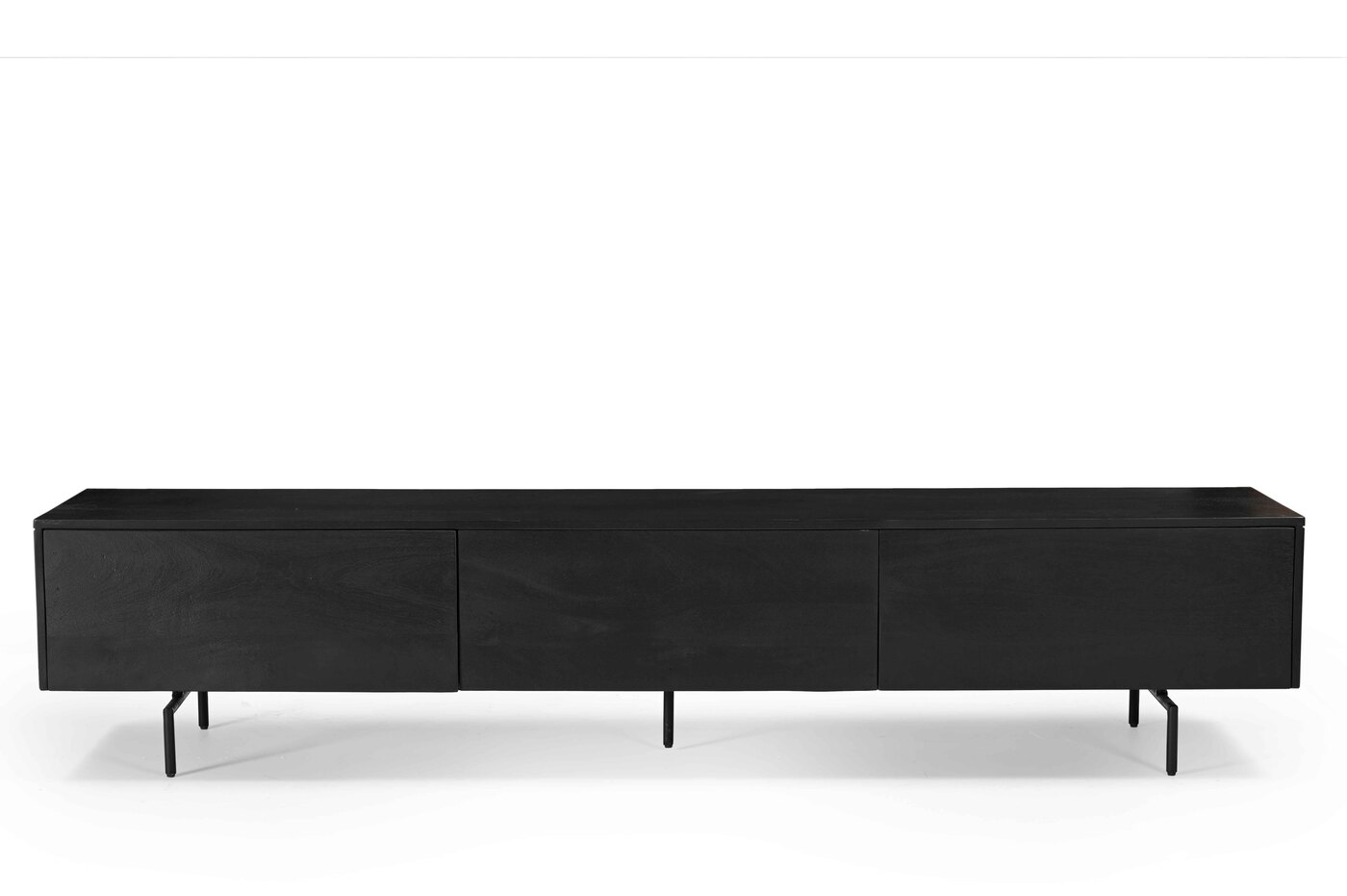 Tv-Meubel Cas Zwart 220cm - Giga Meubel