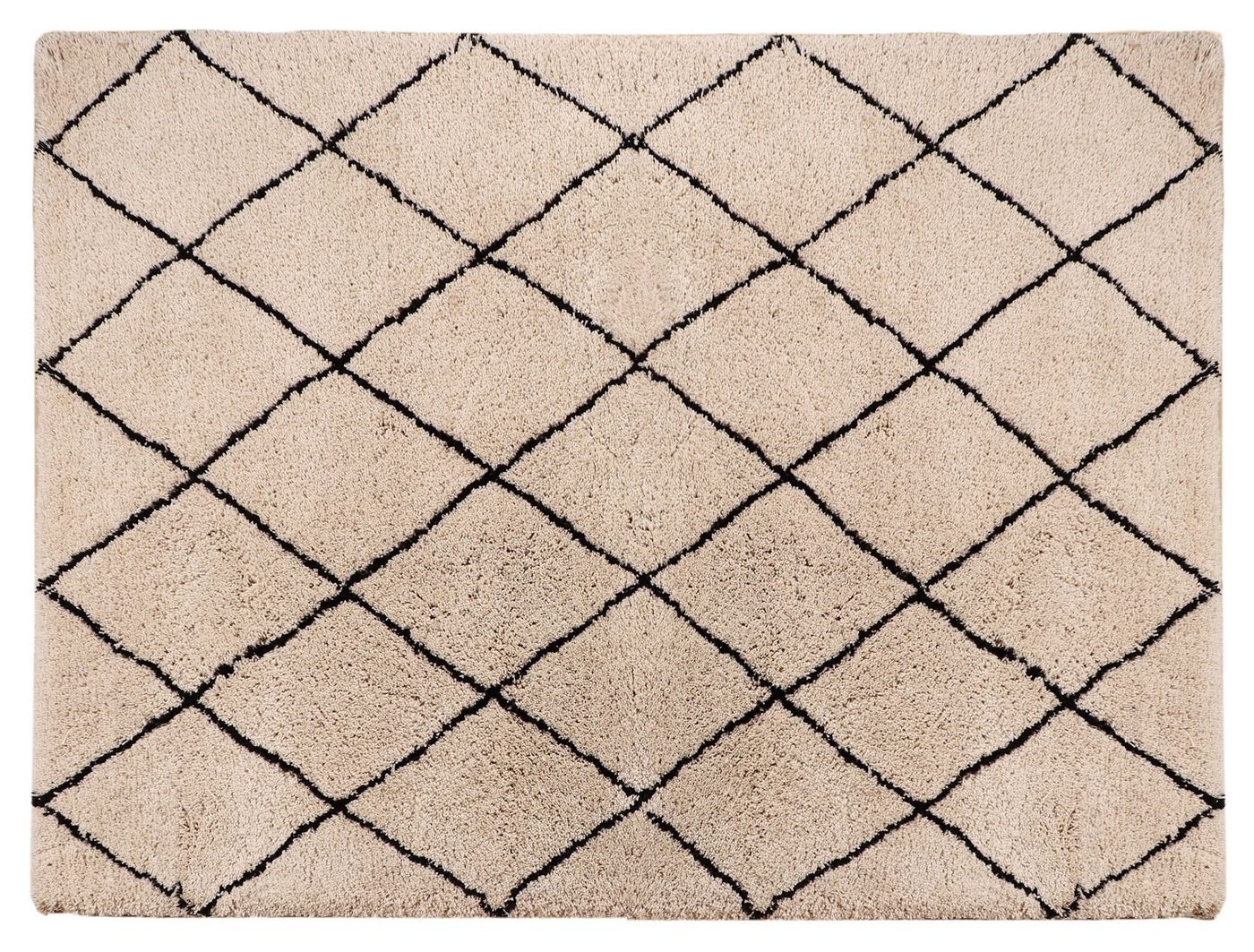 Vloerkleed Berlin Zwart 160x230cm - Giga Living