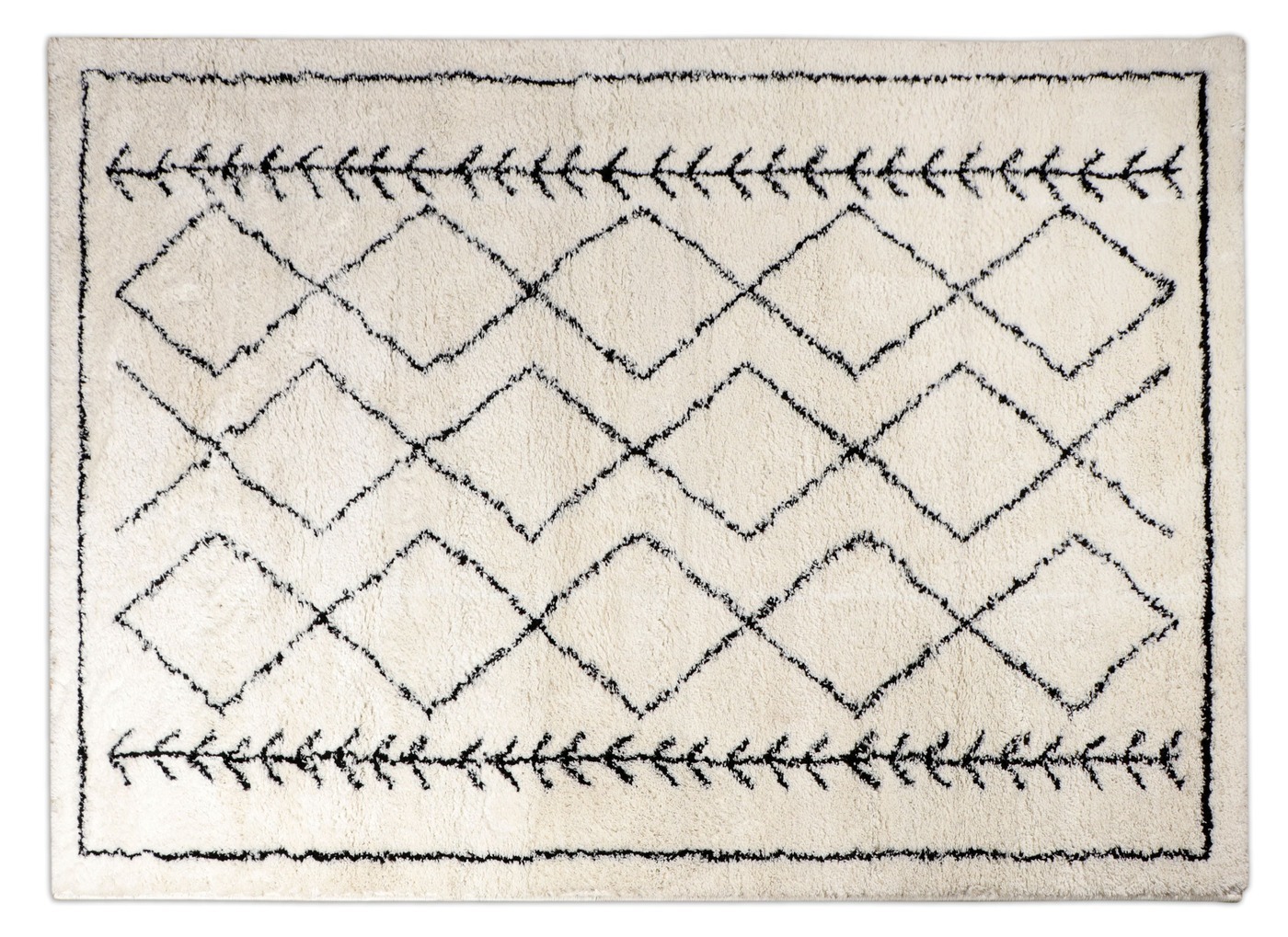 Vloerkleed Verona Wit 160x230cm - Giga Living