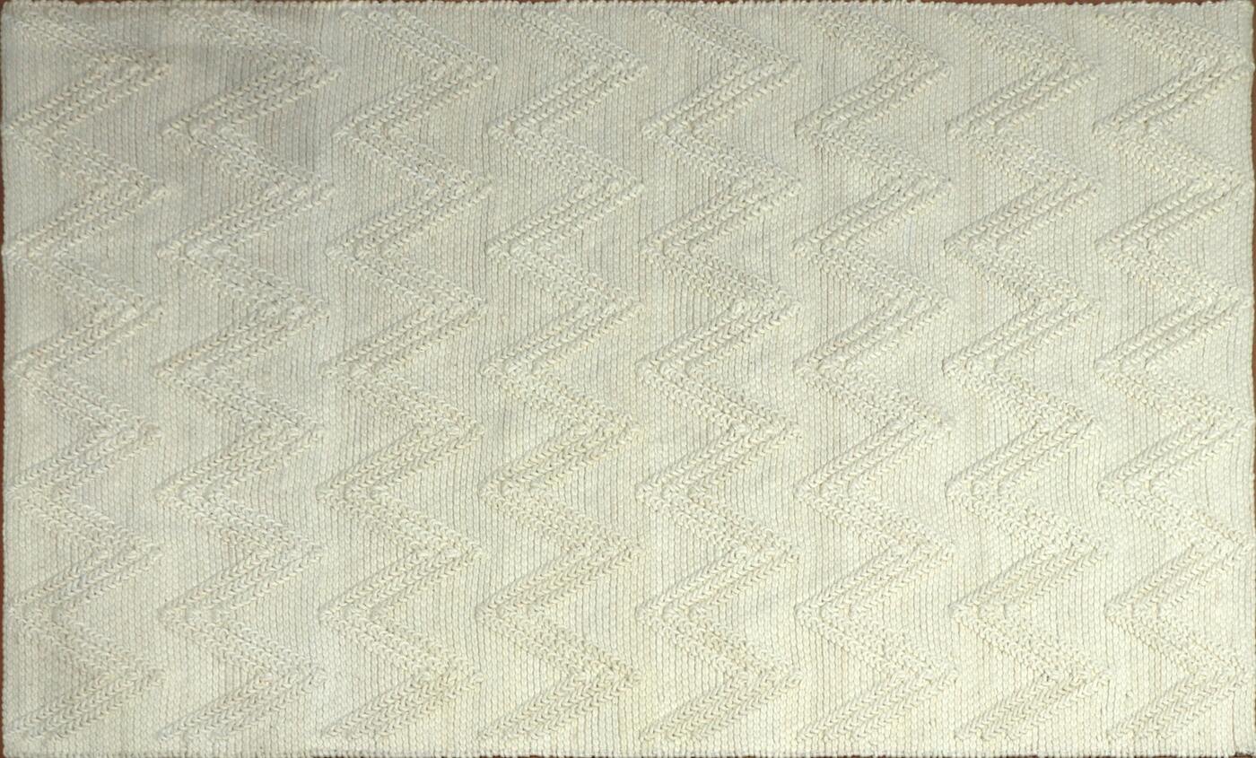 Vloerkleed Jonas Chevron Naturel 160x230cm - Giga Living