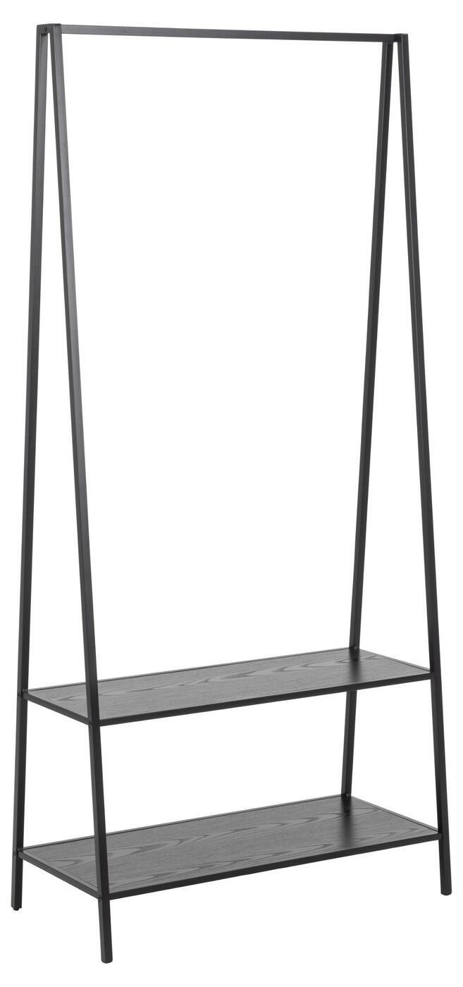 Kledingrek Bronx Metal Zwart - Giga Living