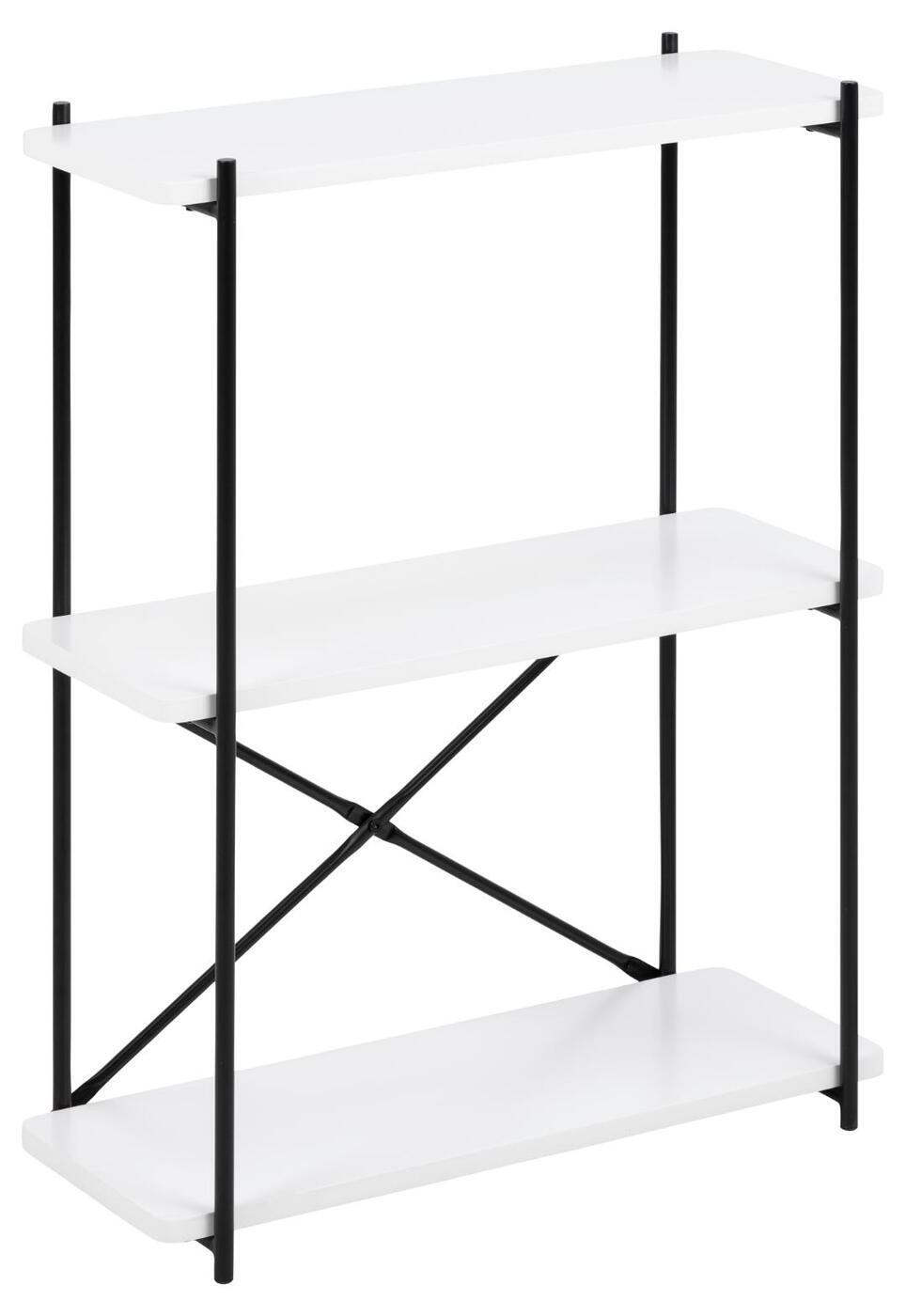 Boekenkast Willem MDF Wit 75cm - Giga Living