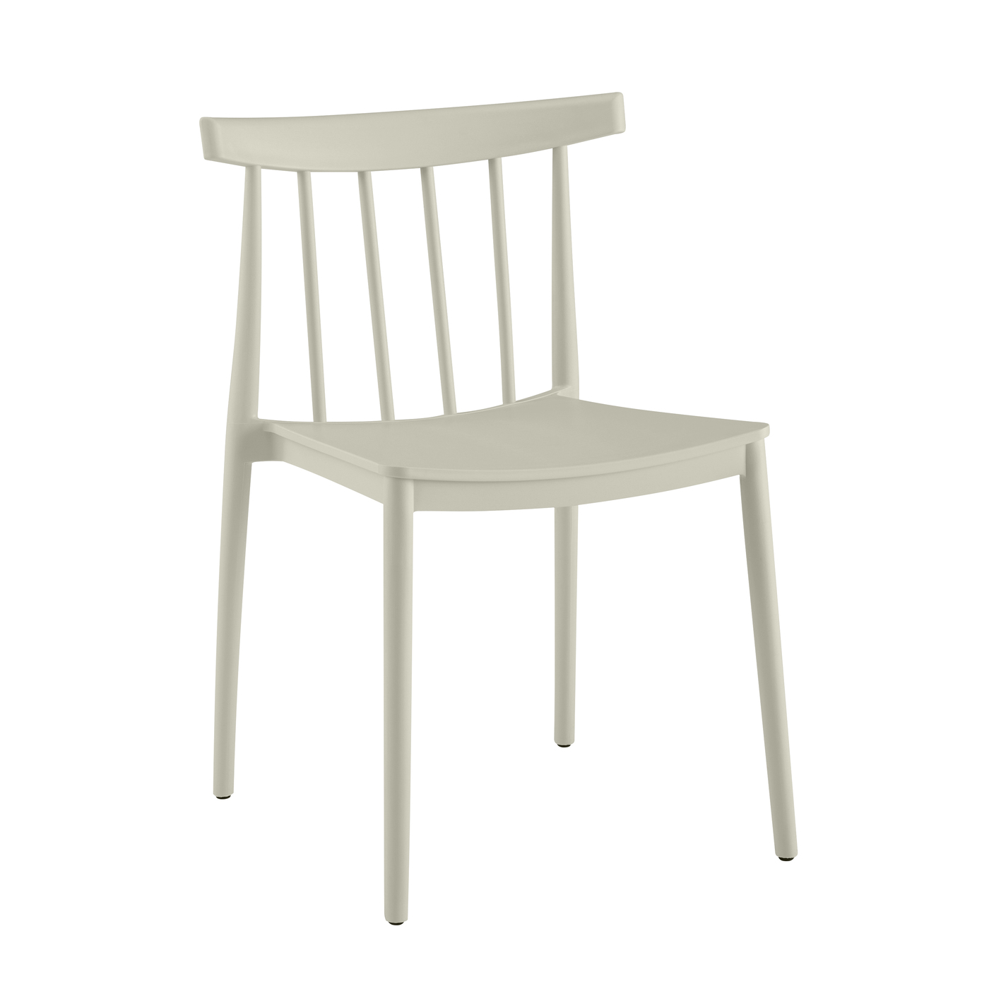 Spijlenstoel Zandvoort Taupe - Giga Meubel