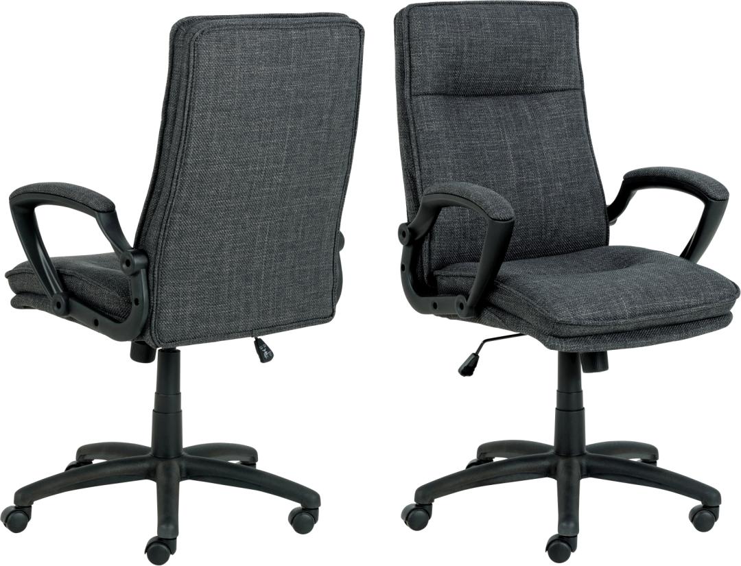 Bureaustoel Tremore Donkergrijs - Giga Living