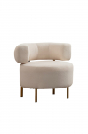 Fauteuil River Round Wit