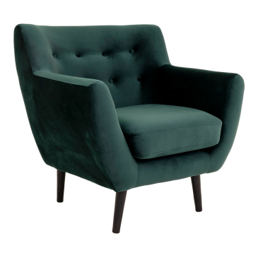 House Nordic Fauteuil Monte Donkergroen