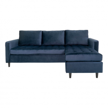 House Nordic Lounge Bank Firenze Velvet Donkerblauw
