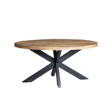 Livingfurn Eetkamertafel Rocky Ovaal 160cm