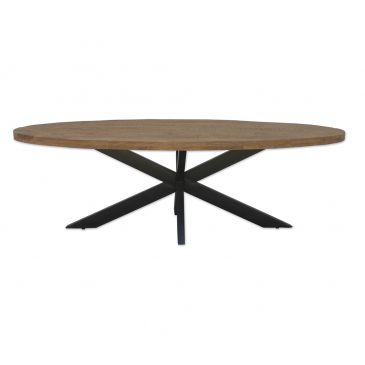 Livingfurn Eetkamertafel Rocky Ovaal 240cm