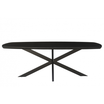 Eetkamertafel Jesper Zwart 230cm - Giga Meubel