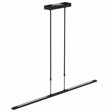 Steinhauer Zelena Hanglamp Zwart 122cm