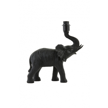 Light & Living Lampvoet Elephant Mat Zwart 37x14x40cm