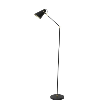 Light & Living Vloerlamp Borre Mat Zwart/Goud 205cm