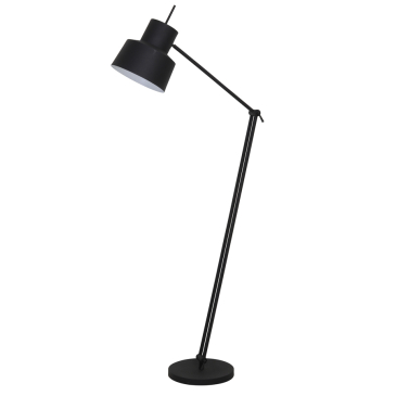 Light & Living Vloerlamp Wesly Zwart 120-188cm