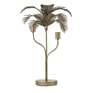 Light & Living Tafellamp Palm Antiek Brons Ø44x68cm