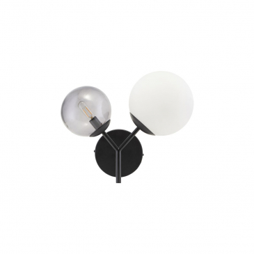 House Doctor Wandlamp Twice Zwart