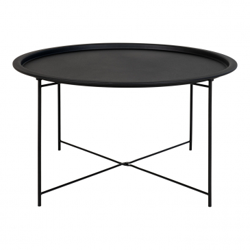 House Nordic Salontafel Bastia Zwart Ø75cm