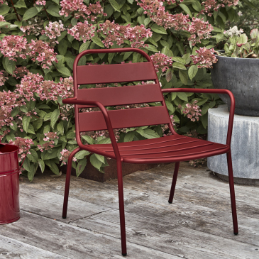 House Doctor Fauteuil Outdoor Helo Rood