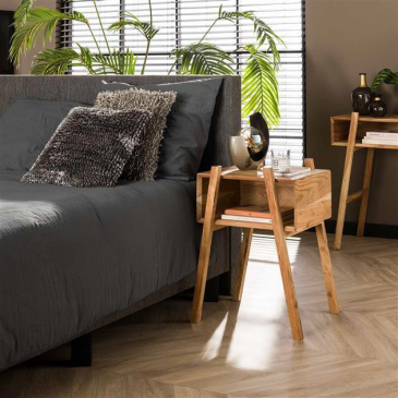 Nachtkastje Timber Massief Acacia Naturel