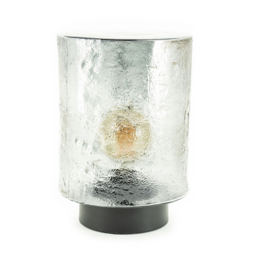 By-Boo Tafellamp Silon Large Glas & Metaal Zwart