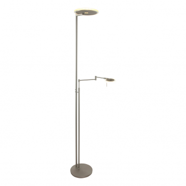 Steinhauer Turound Vloerlamp Staal 2-lichts 187cm