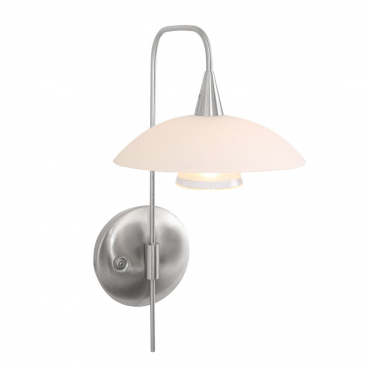 Steinhauer Tallerken LED Wandlamp Staal