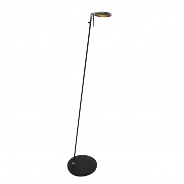 Steinhauer Turound Vloerlamp Zwart 129cm