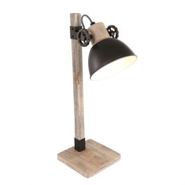 Gearwood Tafellamp Antraciet  - Giga Meubel