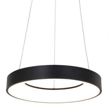 Steinhauer Ringlede Hanglamp Zwart Ø48cm