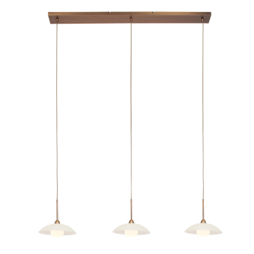 Steinhauer Tallerken Hanglamp Brons 3-lichts