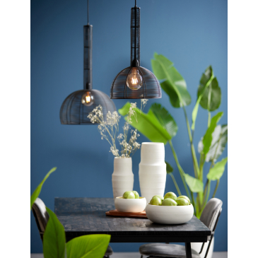 Light & Living Hanglamp Tartu Mat Zwart Ø38,5cm