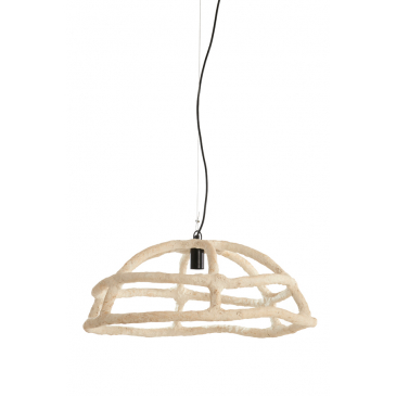 Light & Living Hanglamp Porila Crème Ø70cm