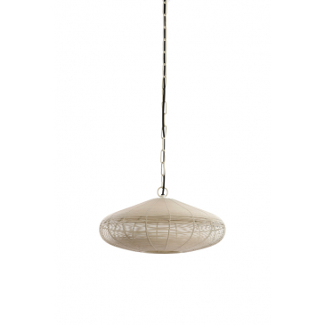 Light & Living Hanglamp Bahoto Mat Crème Ø40cm
