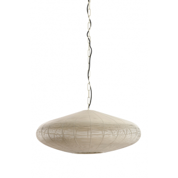 Light & Living Hanglamp Bahoto Mat Crème Ø60cm