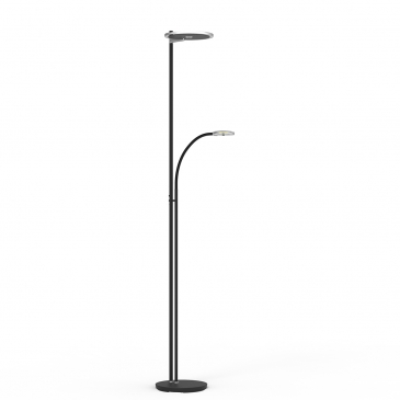 Steinhauer Turound Light Color Vloerlamp Zwart 2-lichts 113cm