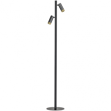 Vloerlamp Miller Zwart 2-Lichtbronnen - Giga Meubel