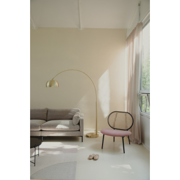 Zuiver Fauteuil Spike Naturel/Roze