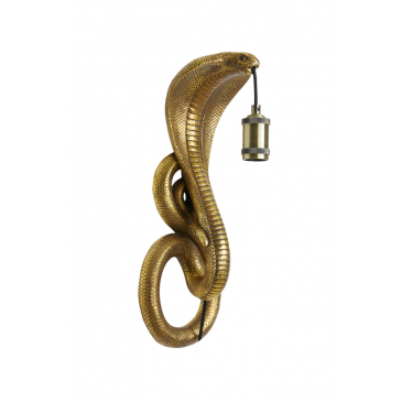 Light & Living Wandlamp Snake Antiek Brons 52cm